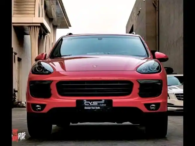 保时捷卡宴tpu法拉利红 #cys车衣裳