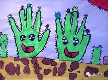 小手简笔画幼儿彩色