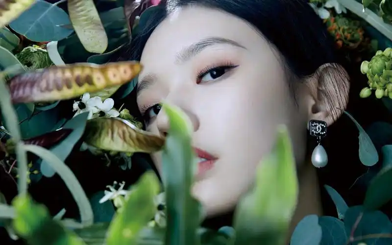 林允时尚冷艳写真桌面壁纸