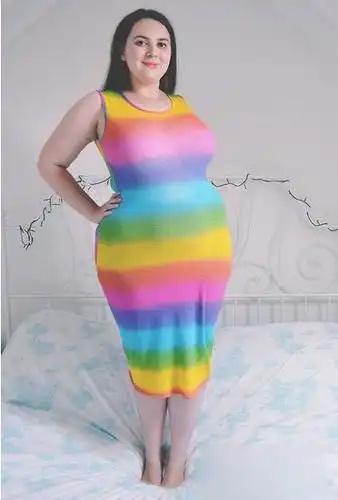 150斤胖女人的春装穿衣打扮,胖也要美美的!