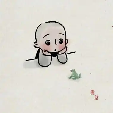 最萌小和尚卡通图片头像