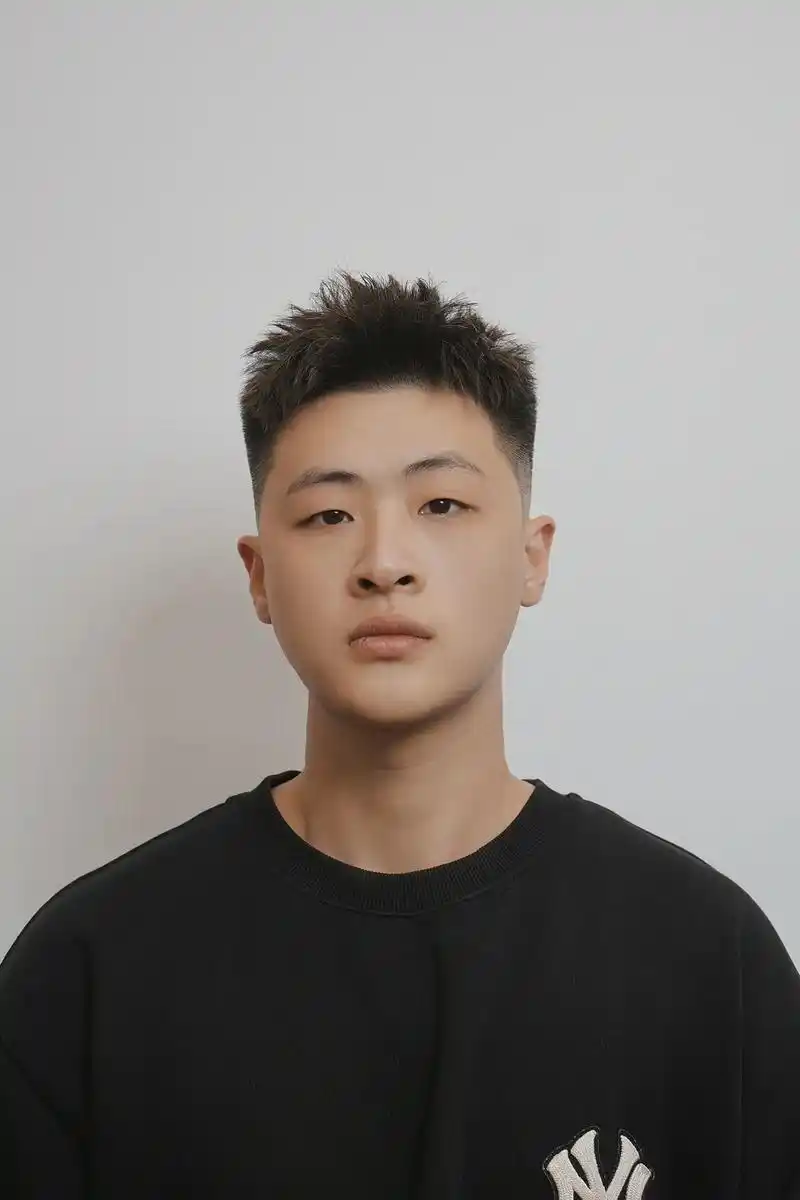 男生短发也可以很精致,但是一定要打理造型. - 抖音