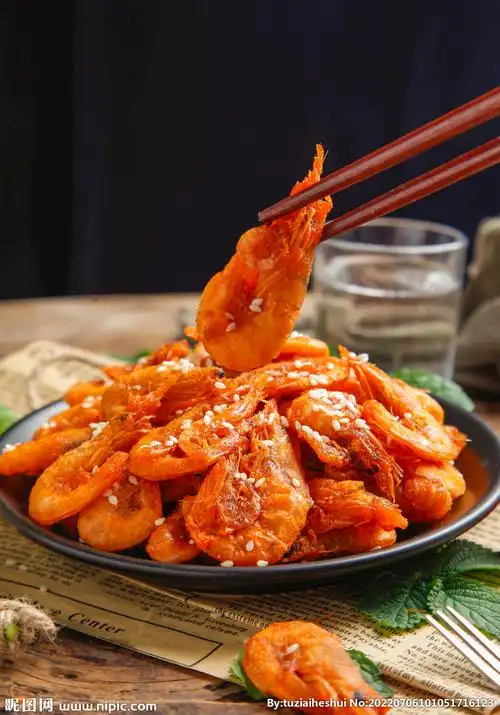 油炸大虾美食摄影图__图片素材_其他_摄影图库_昵图网nipic.com