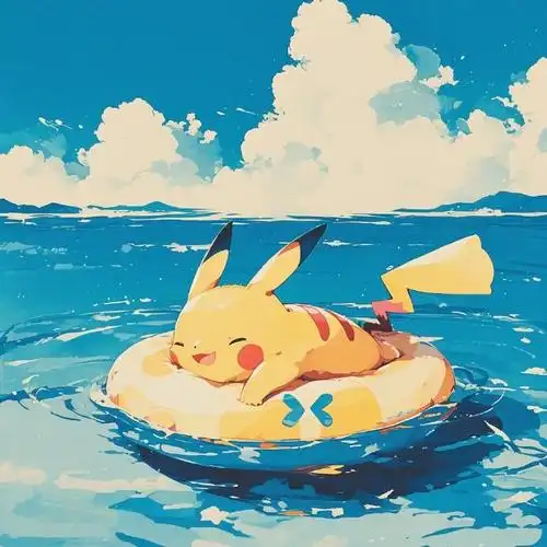 宝可梦#超萌的皮卡丘 又被可爱到了  x:hodarake#二次元新鲜事