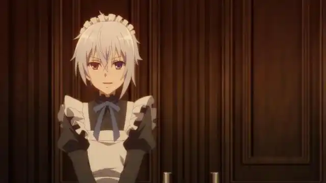 动画《超人高中生们在异世界从容生存》女仆版御子神司登场