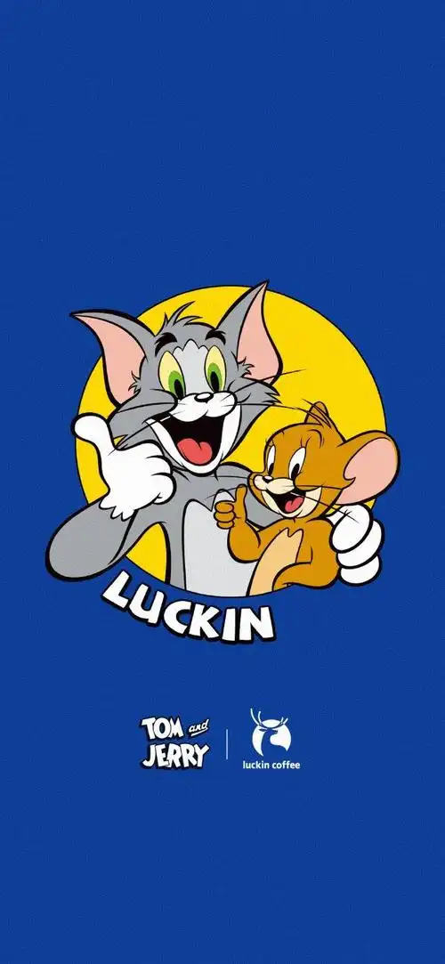 瑞幸联名猫和老鼠系列手机壁纸谁的童年没有猫和老鼠陪伴呢