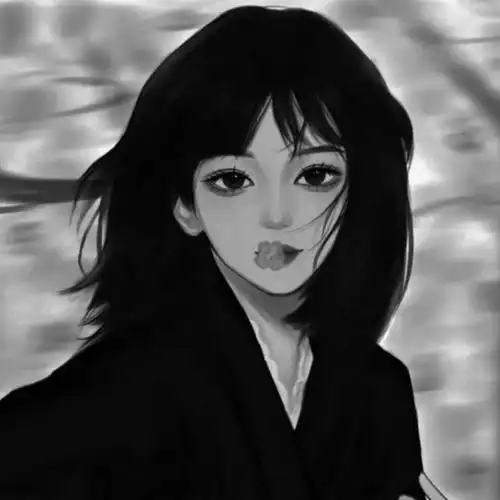 寂寞孤独伤感黑白头像图片