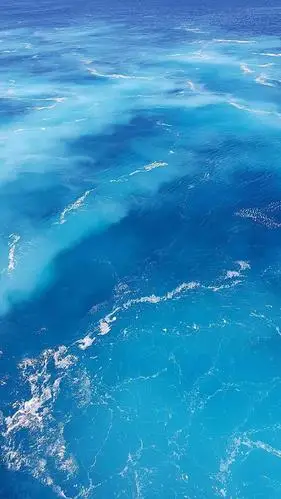 蓝色的海,高清图片,手机锁屏桌面-壁纸族