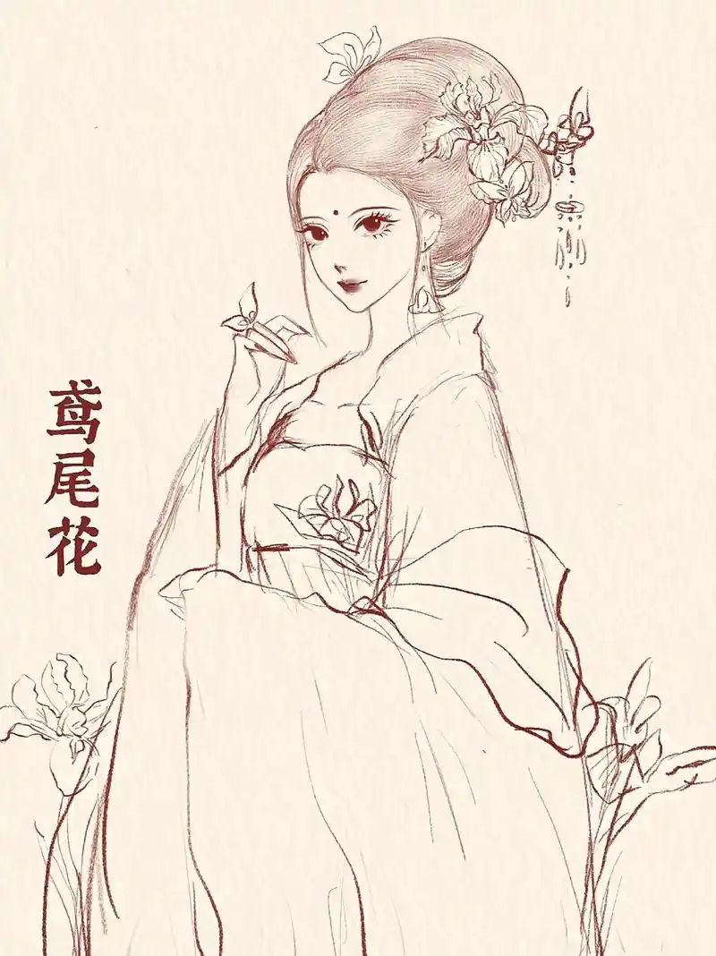 近期合集.花花美人回来了 #古风人物绘画 #古风 #国风插画 - 抖音