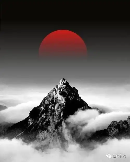 别有意境的黑白风景