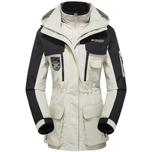 零下东北哈尔滨旅游保暖装备三合一加厚冲锋男女冲锋衣