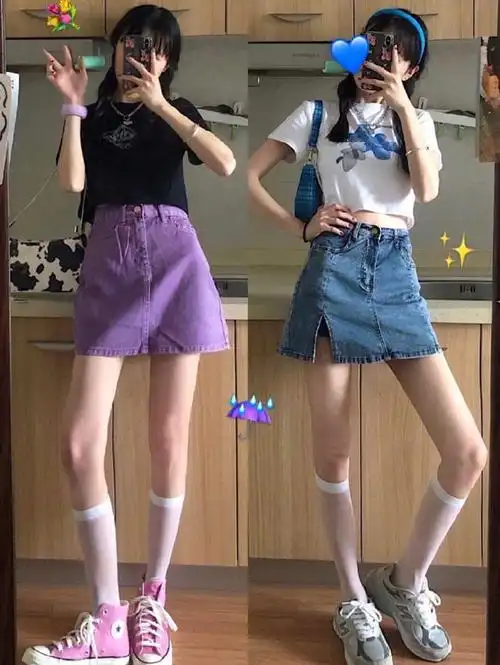 18套适合学生党的夏日酷girl穿搭