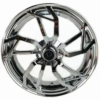 别普电动车改装前轮毂小牛n1suusubuqi12寸cnc铝合金钢圈y形轮毂电镀