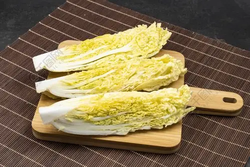 切开的娃娃菜高清摄影图素材