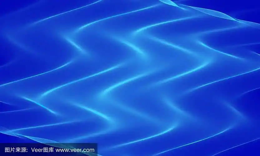 宝蓝色背景上的水纹图案