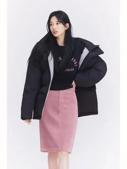 裴秀智黑色穿搭