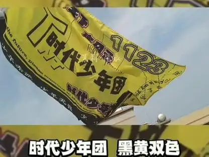 应援色 自己设计的旗子怎么看都很满意#时代少年团 为小宝贝们举雌祆