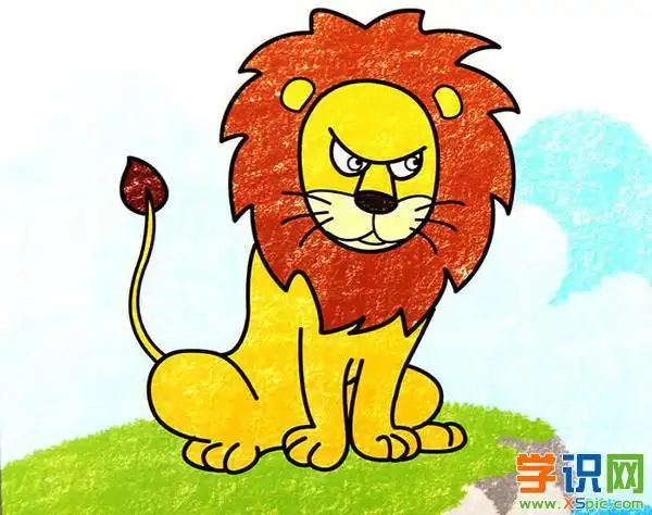 幼儿绘画动物优秀图片