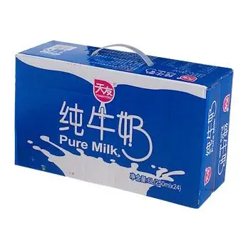 供应 重庆地区专业配送 天友乳制品纯牛奶 250ml/盒 满额免费送