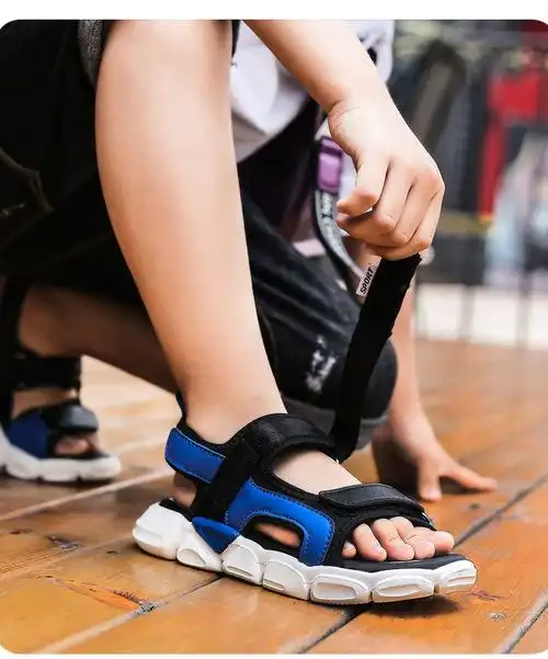 男童凉鞋2022新款夏季中大童软底防滑小男孩沙滩鞋儿童潮男童鞋子2021