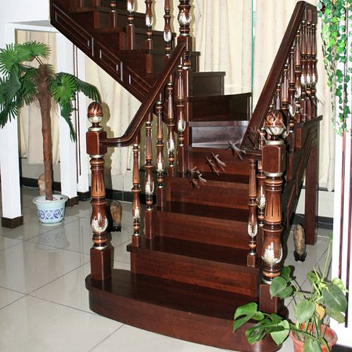 大连实木楼梯定做/森林木实木楼梯/整体楼梯/厂家直销-精致折梯