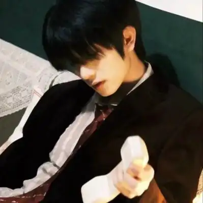 男生霸气侧脸头像