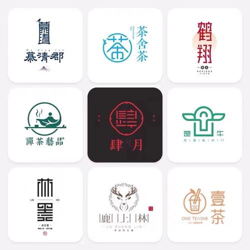 logo设计茶叶门头字体古风头像定制茶社禅茶标志茶庄图标企业品牌