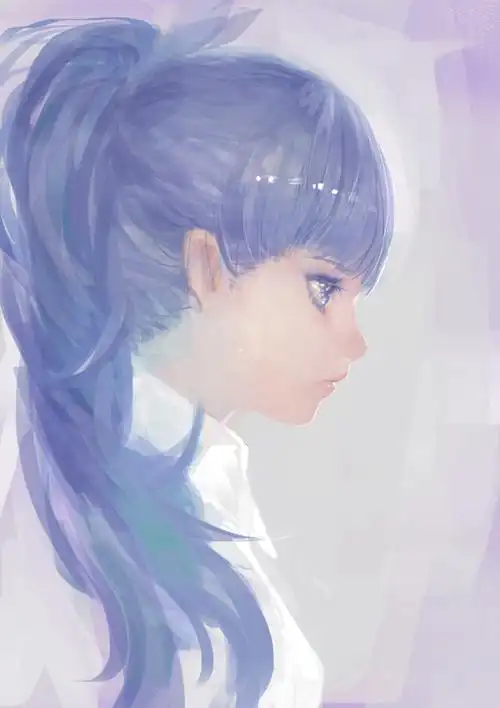 要几张侧身或背着的女生动漫头像图片,好看的,带唯美的也要些.动漫图!