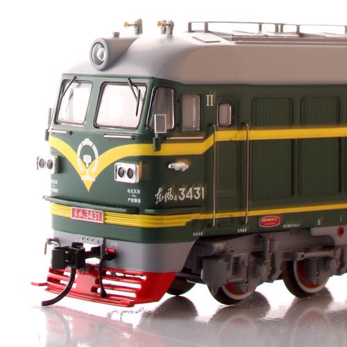 猎瑞ho中国仿真东风4b内燃机车模型df4b西瓜武警绿皮车 #3431成局重段