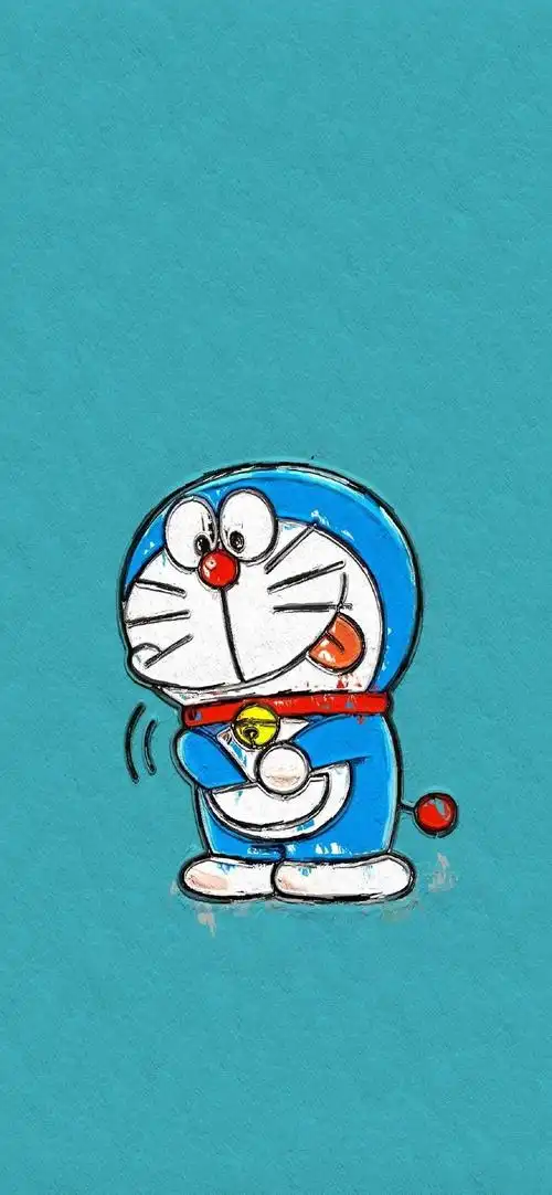 你喜欢的蓝胖子竖屏手机壁纸