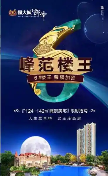 blingbling十堰恒大城6楼王尽显锋芒