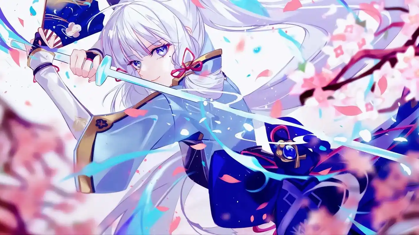 原神 #原神壁纸 #二次元 #神里绫华 #八重神子 分享一 - 抖音