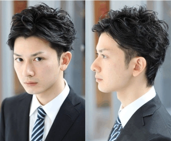 男士无刘海露额头发型 职场男士的绝对首选