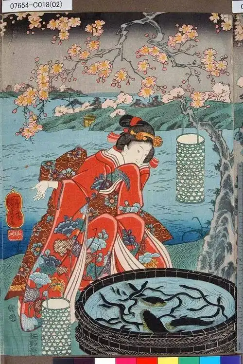 日本浮世绘美女图的历史演变