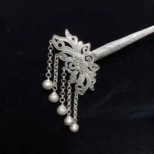 发簪沈银灯同款古代盘发古风流苏头饰公主步摇发饰