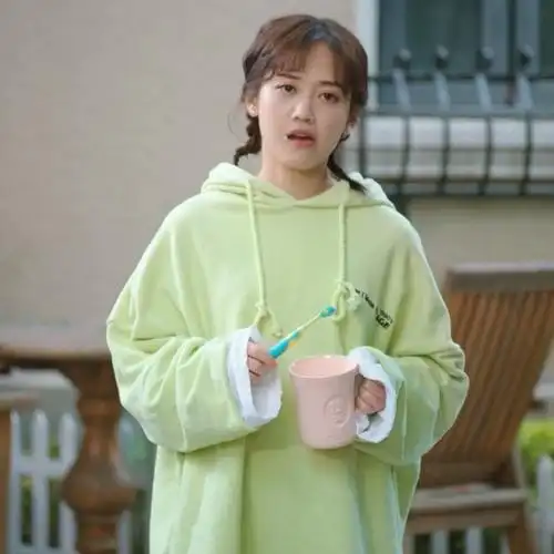 蓬莱间林夏郑湫泓同款卫衣 2020连帽百搭新款