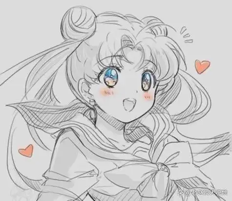 怎么画美少女简笔画