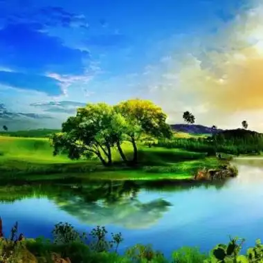 很优质很好看的风景大气招财头像很有质感很精致的风景招财头像