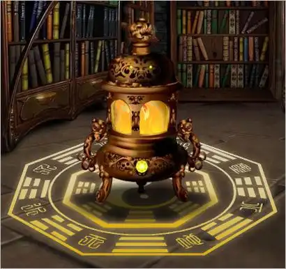 魔法卡片游戏中的魔符就是炼卡炉子底下的装扮