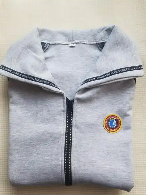 畅印 石家庄2中校服南北西校区石门实验润德校区款上衣秋季zh 灰领女