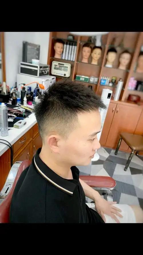 立体渐变飞机头 立体有型,清爽帅气