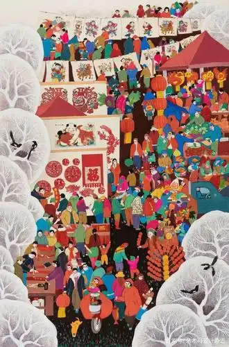 新春特辑|新年画:描绘新生活 倡导新风尚