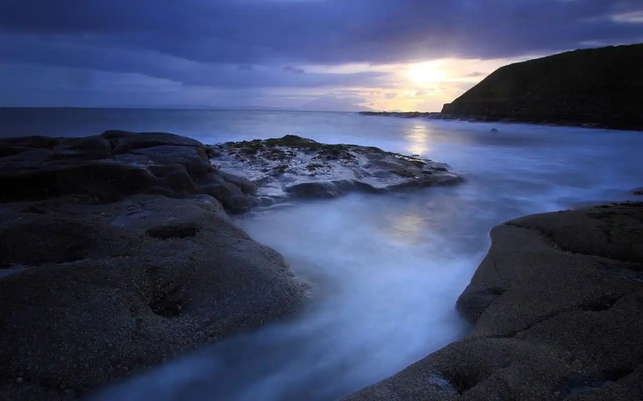 日落夕阳高清唯美风景电脑桌面壁纸下载