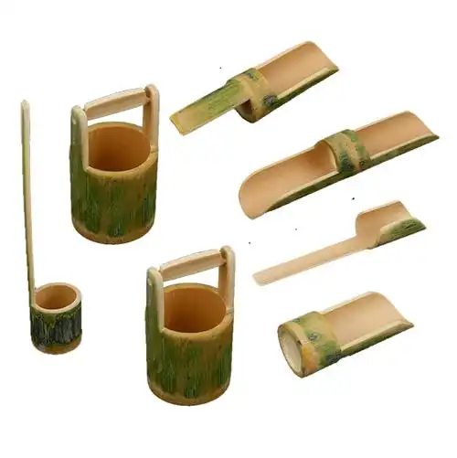 手工竹制室内玩沙戏水竹器玩具儿童礼物沙铲戏水