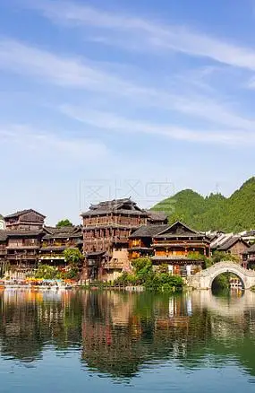 古风房子背景图片-古风房子素材设计-图怪兽