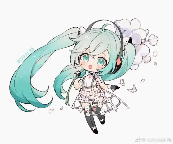q版-初音未来-卡哇伊!动漫-漫图 - 堆糖,美图壁纸兴趣社区