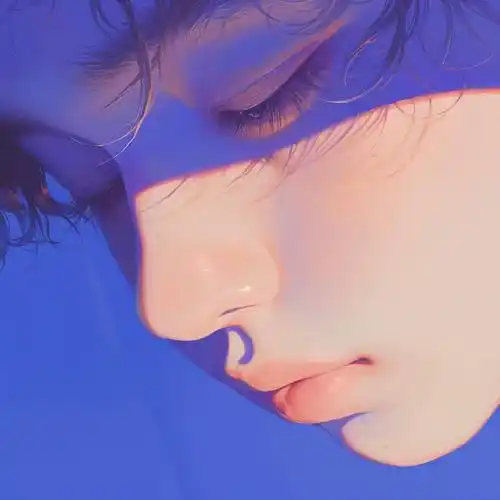 蓝色治愈系头像一眼惊艳