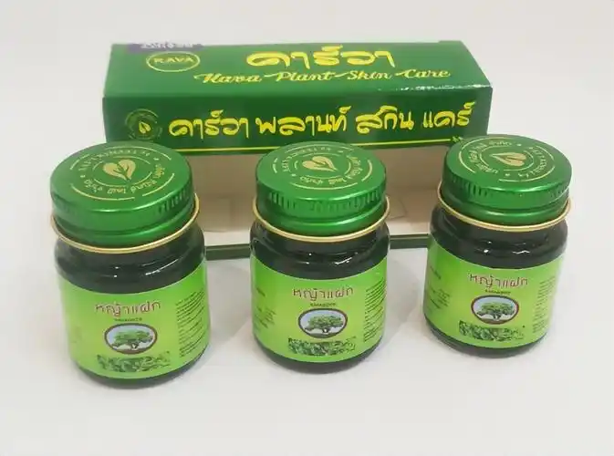 泰国卡瓦库德青草薄荷膏鼻塞昆虫叮咬擦伤晒伤可用