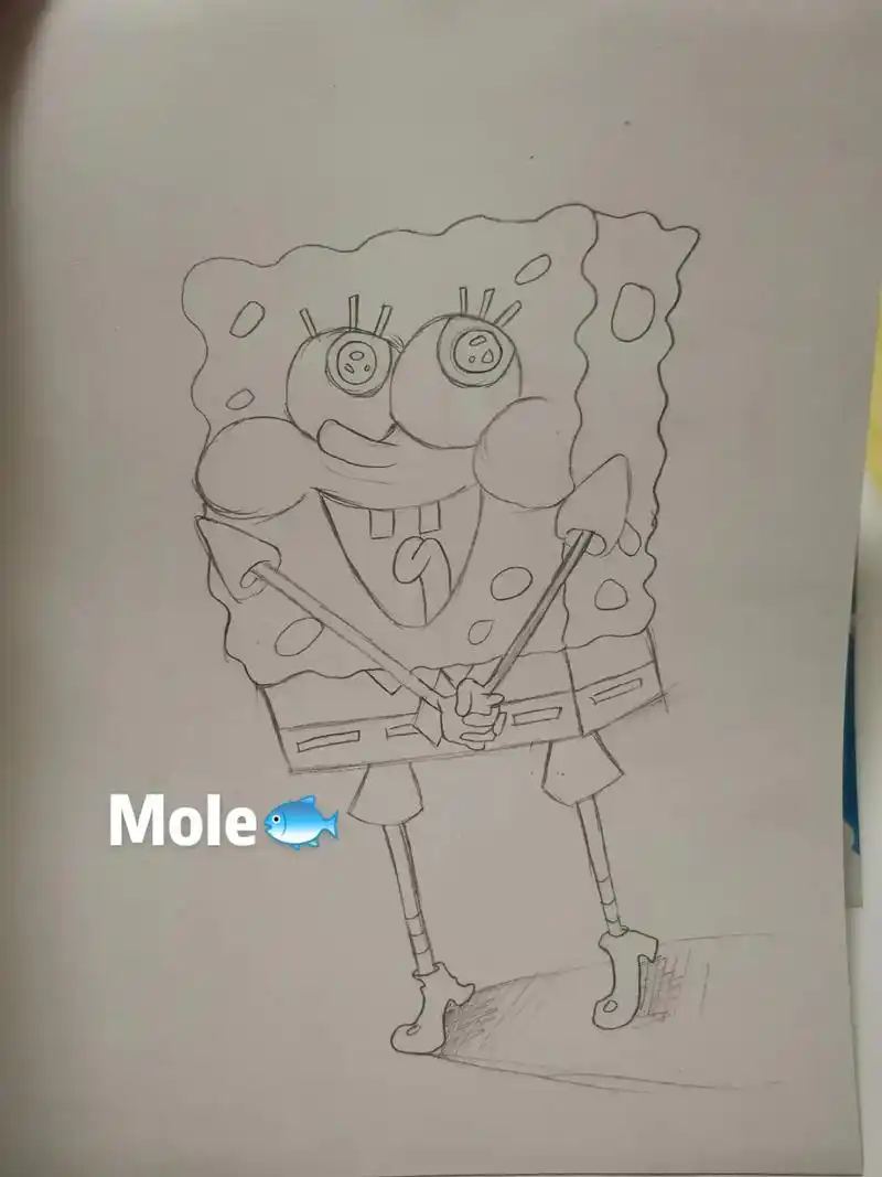 素描海绵宝宝