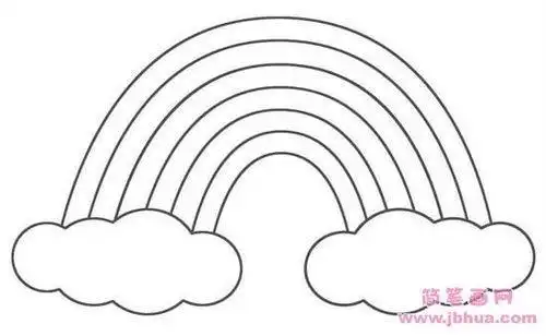 画图片简笔画各种各样的小彩虹彩虹简笔画图片大全彩色卡通的图片怎么